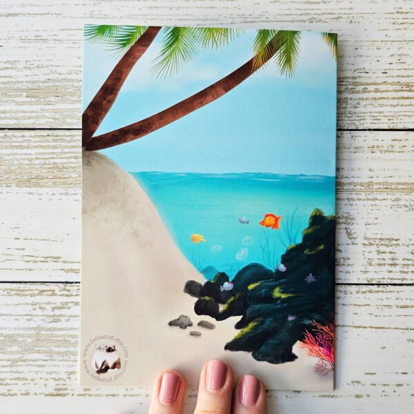 Ragdoll Cat Summer Holiday Card - Image 3
