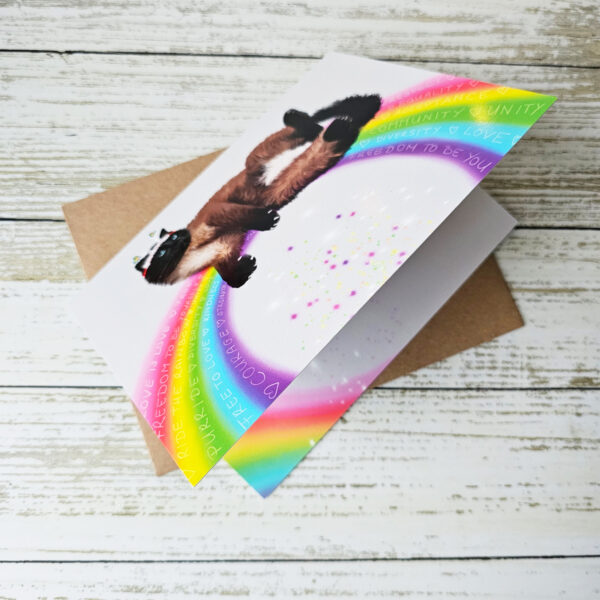 Siamese Rainbow Cat Card - Image 4