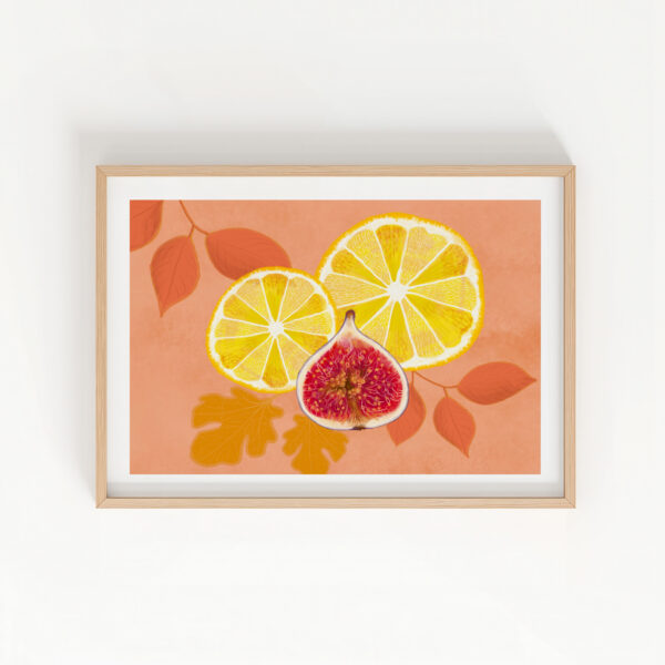 Lemon and Fig art print
