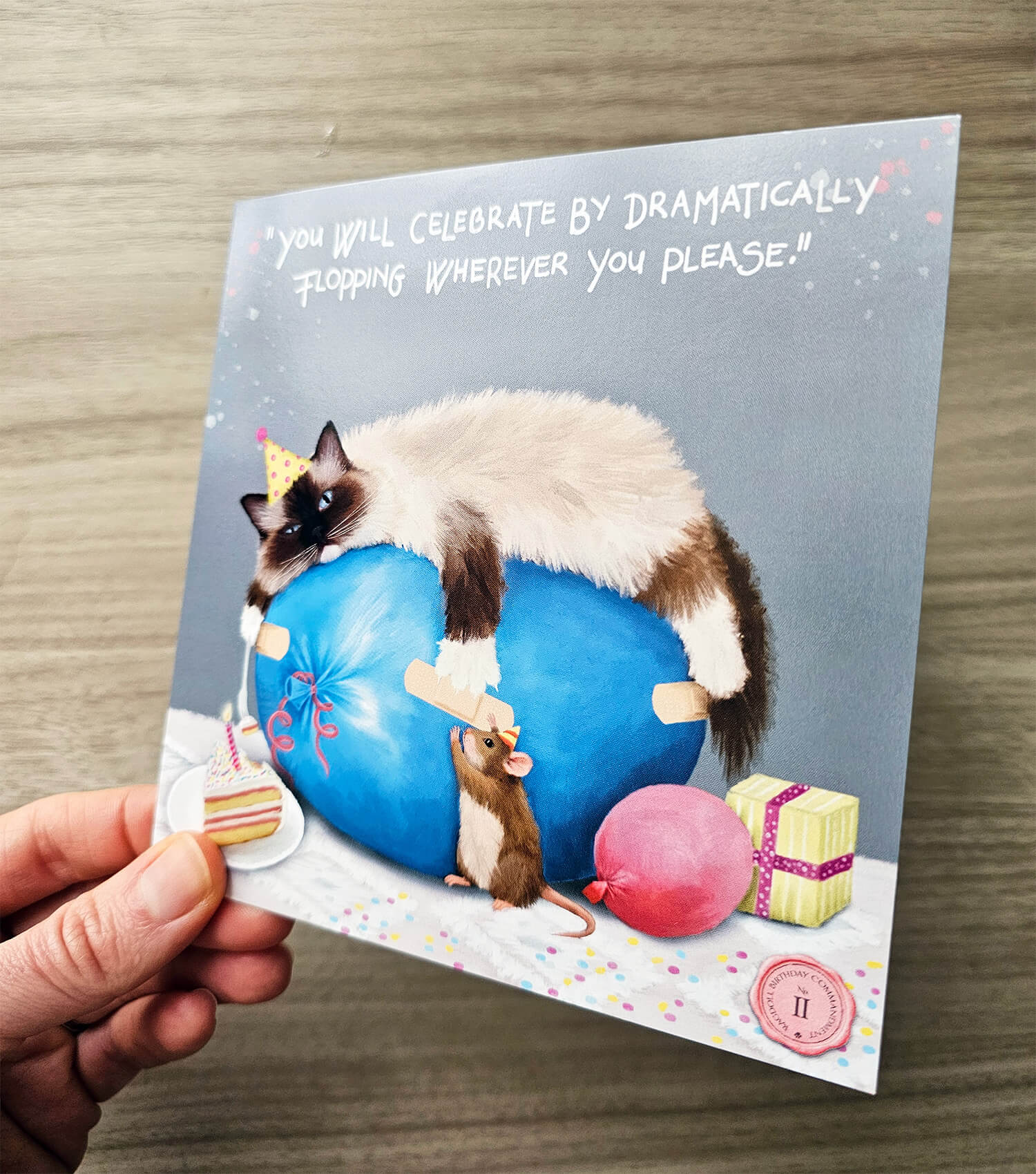 Ragdoll Cat Birthday Card - The 2nd Commandment - Image 2