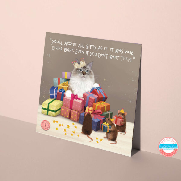 Ragdoll birthday card number 1